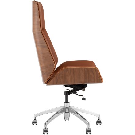 Кресло руководителя TopChairs Crown SN коричневый 
