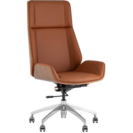 Кресло руководителя TopChairs Crown SN коричневый 