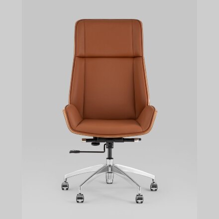 Кресло руководителя TopChairs Crown SN коричневый 