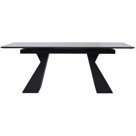 Стол БОГАРТ 200 TITANIUM BLACK PULIDO, керамика / Черный М-City 