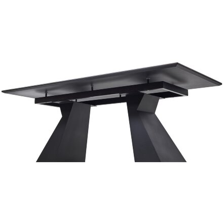 Стол БОГАРТ 200 TITANIUM BLACK PULIDO, керамика / Черный М-City 