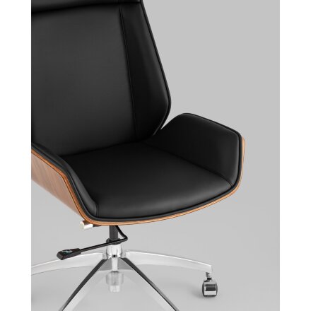 Кресло руководителя TopChairs Crown SN черный 
