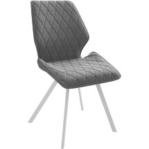 Стул DikLine 242PRO B22 GREY, ножки белые