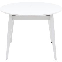 Стол обеденный Stool Group Берлин раскладной 100-130 белый матовый