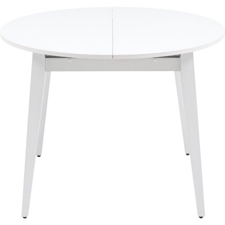 Стол обеденный Stool Group Берлин раскладной 100-130 белый матовый 