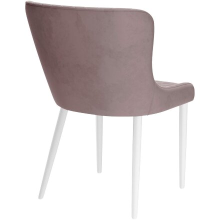 Стул DikLine 304 B5 LATTE, ножки белые 