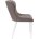 Стул DikLine 304 B5 LATTE, ножки белые 
