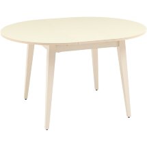 Стол обеденный Stool Group Берлин раскладной 100-130 кремовый матовый