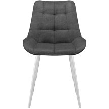 Стул DikLine 206М PRADO5 GREY, ножки белые