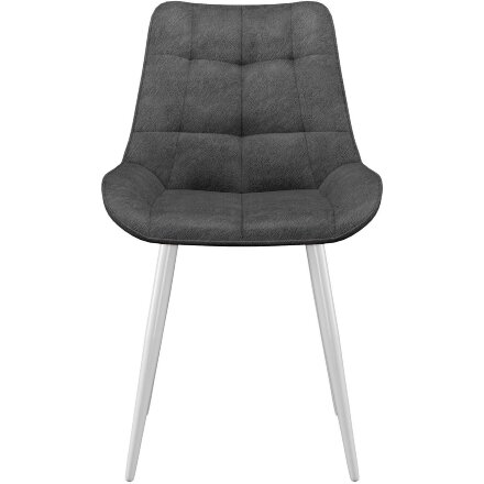 Стул DikLine 206М PRADO5 GREY, ножки белые 