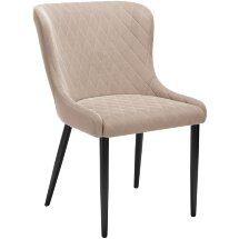 Стул DikLine 304 B03 BEIGE, ножки черные