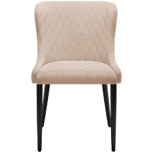 Стул DikLine 304 B03 BEIGE, ножки черные