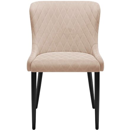 Стул DikLine 304 B03 BEIGE, ножки черные 