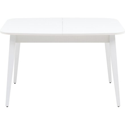 Стол обеденный Stool Group Берлин раскладной 120-160*80 белый матовый 