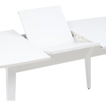 Стол обеденный Stool Group Берлин раскладной 120-160*80 белый матовый