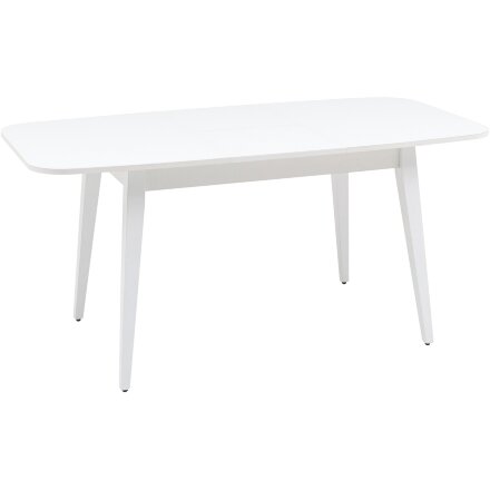 Стол обеденный Stool Group Берлин раскладной 120-160*80 белый матовый 