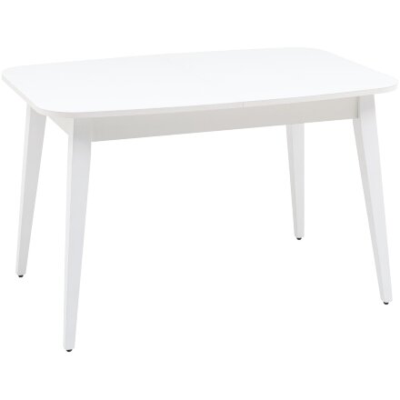 Стол обеденный Stool Group Берлин раскладной 120-160*80 белый матовый 