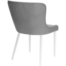 Стул DikLine 304 B22 GREY /ножки белые
