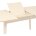 Стол обеденный Stool Group Берлин раскладной 120-160*80 кремовый матовый 