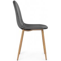 Обеденная группа Дилай 90 white / dark gray