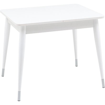 Стол обеденный Stool Group Берлин раскладной 90-120*70 белый матовый 