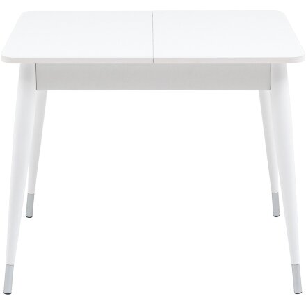 Стол обеденный Stool Group Берлин раскладной 90-120*70 белый матовый 