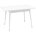 Стол обеденный Stool Group Берлин раскладной 90-120*70 белый матовый 