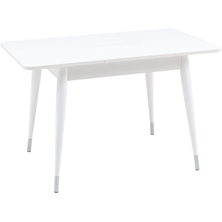Стол обеденный Stool Group Берлин раскладной 90-120*70 белый матовый 
