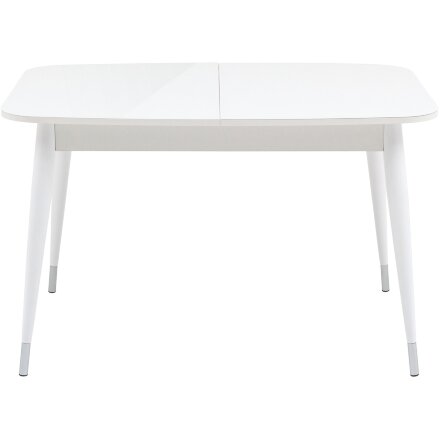 Стол обеденный Stool Group Сидней раскладной 120-160*80 белый глянцевый 