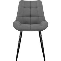 Стул DikLine 206М B22 GREY, ножки черные