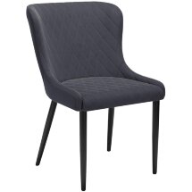 Стул DikLine 304 B28 ANTRACITE, ножки черные