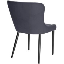 Стул DikLine 304 B28 ANTRACITE, ножки черные