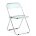 Пластиковый стул Fold складной clear gray-blue 