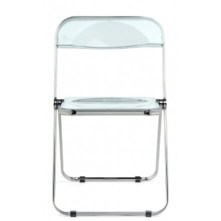 Пластиковый стул Fold складной clear gray-blue 