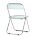 Пластиковый стул Fold складной clear gray-blue 