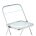 Пластиковый стул Fold складной clear gray-blue 