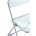 Пластиковый стул Fold складной clear gray-blue 