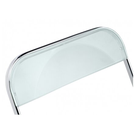 Пластиковый стул Fold складной clear gray-blue 
