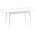 Стол обеденный Stool Group Сидней раскладной 120-160*80 белый матовый 