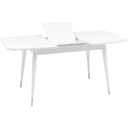Стол обеденный Stool Group Сидней раскладной 120-160*80 белый матовый 
