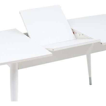 Стол обеденный Stool Group Сидней раскладной 120-160*80 белый матовый 