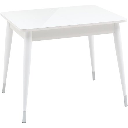 Стол обеденный Stool Group Сидней раскладной 90-120*70 белый глянцевый 