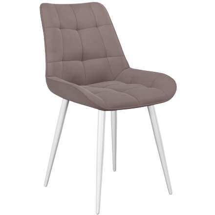 Стул DikLine 206М B5 LATTE, ножки белые 