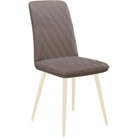 Стул DikLine 205 B5 LATTE/ ножки крем 