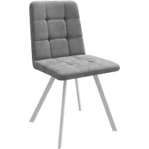 Стул DikLine 281PRO B22 GREY, ножки белые