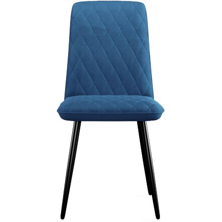 Стул DikLine 205 B8 BLUE  /ножки черные 