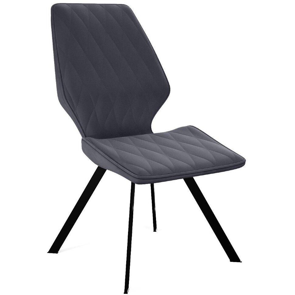 Стул DikLine 242M B28 ANTRACITE/ ножки черные Стул DikLine 242M B28 ANTRACITE/ ножки черные