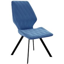 Стул DikLine 242PRO B8 BLUE, ножки черные