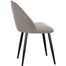 Стул DikLine 302 B03 BEIGE, ножки черные