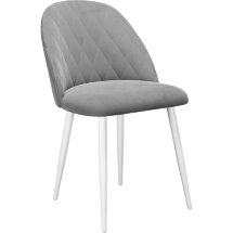 Стул DikLine 302 B22 GREY /ножки белые